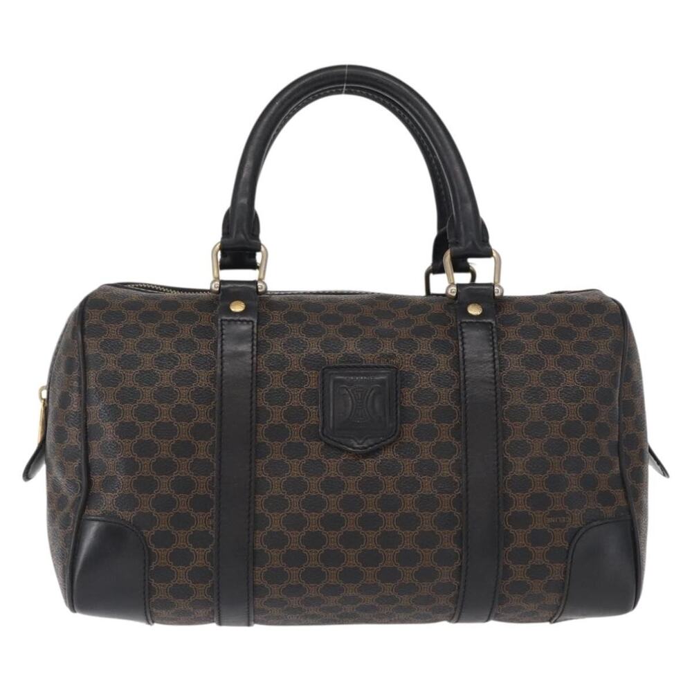 Celine Macadam Boston Bag Black